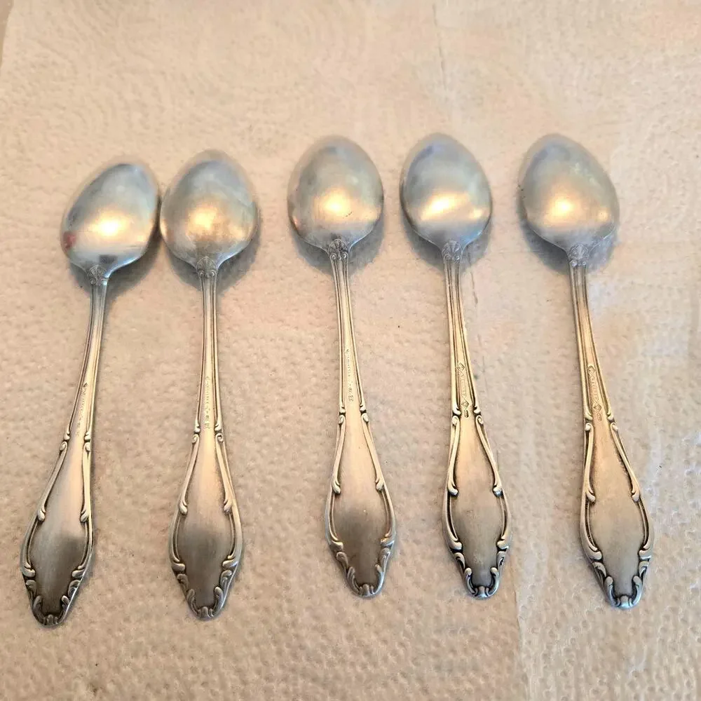 WELLNER‎  100 Silver Plated FLATWARE 5 Piece